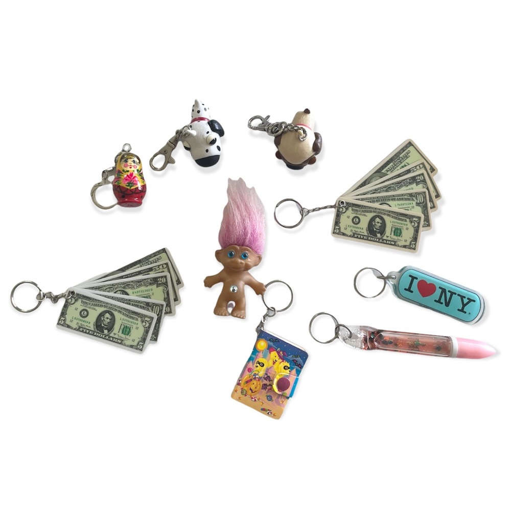 Y2K set of keychains